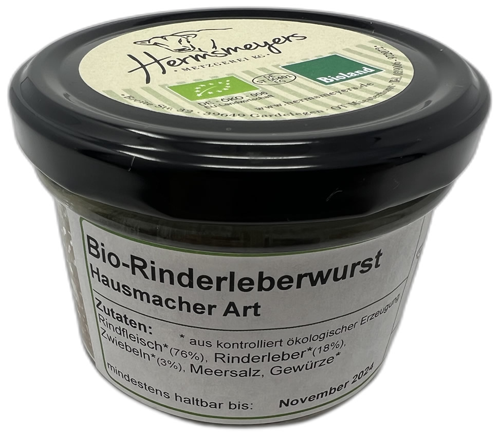 Bio-Rinderleberwurst