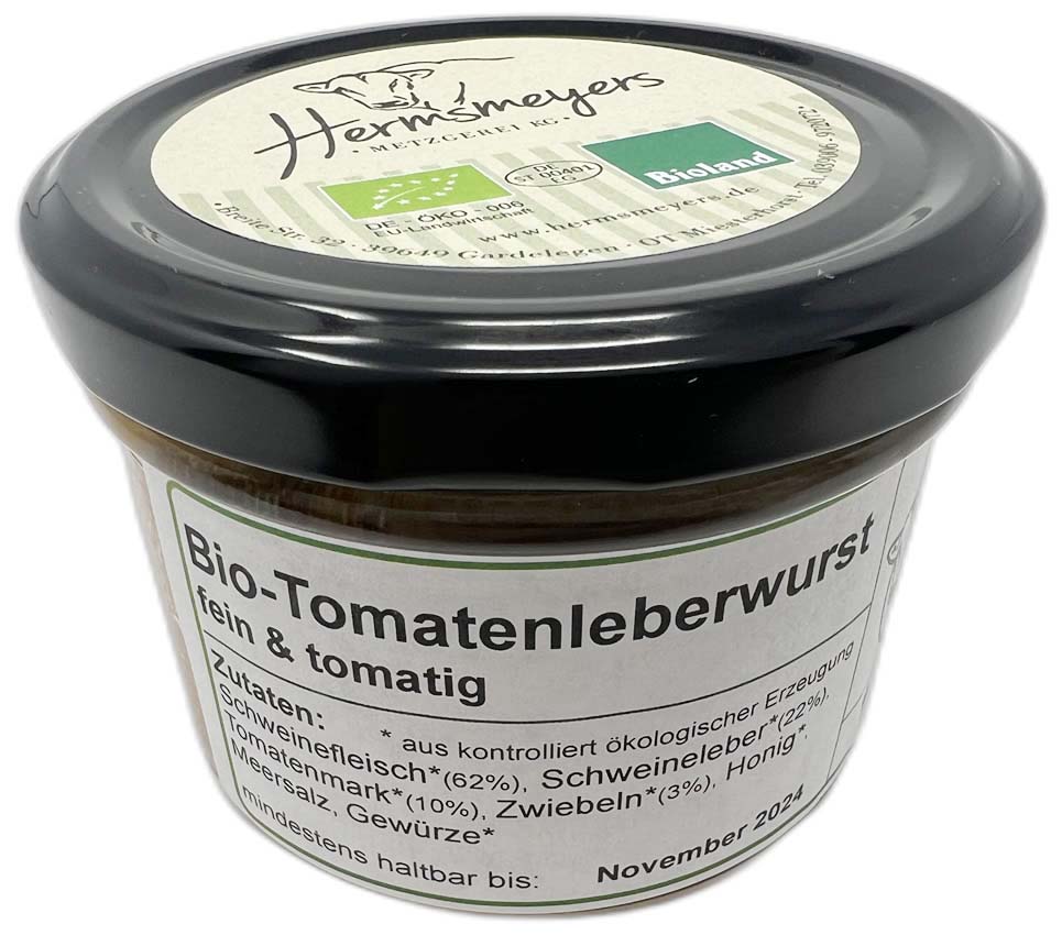 Bio-Tomatenleberwurst